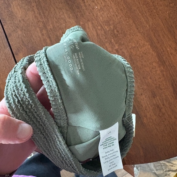 American Eagle Outfitters Green Ribbed Bikini - Picture 4 of 5